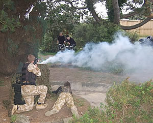 laser combat outdoors in Hastings
