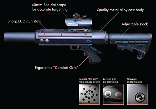 MP5 laser gun